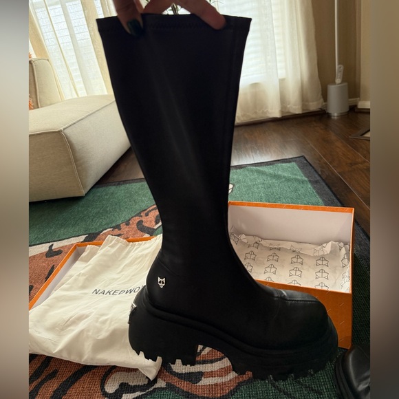 Naked Wolfe Black Women's Boots - Picture 5 of 11